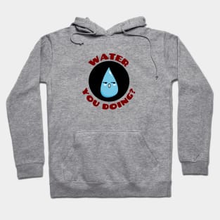 Water you doing? | Cute Water Pun Hoodie